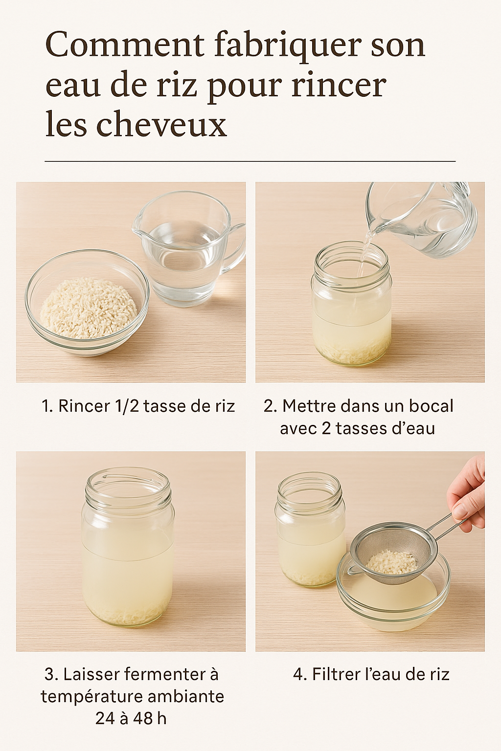 🌾 Comment fabriquer son eau de riz pour rincer les cheveux ? Le guide complet