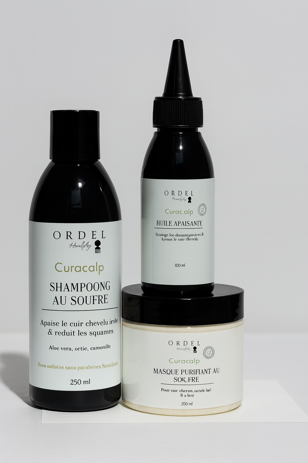 Gamme CURASCALP – Soins du Cuir Chevelu Sensible