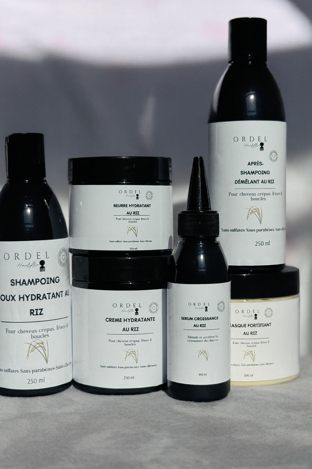 Gamme Capillaire Liquide au Riz – Ordelhairfro