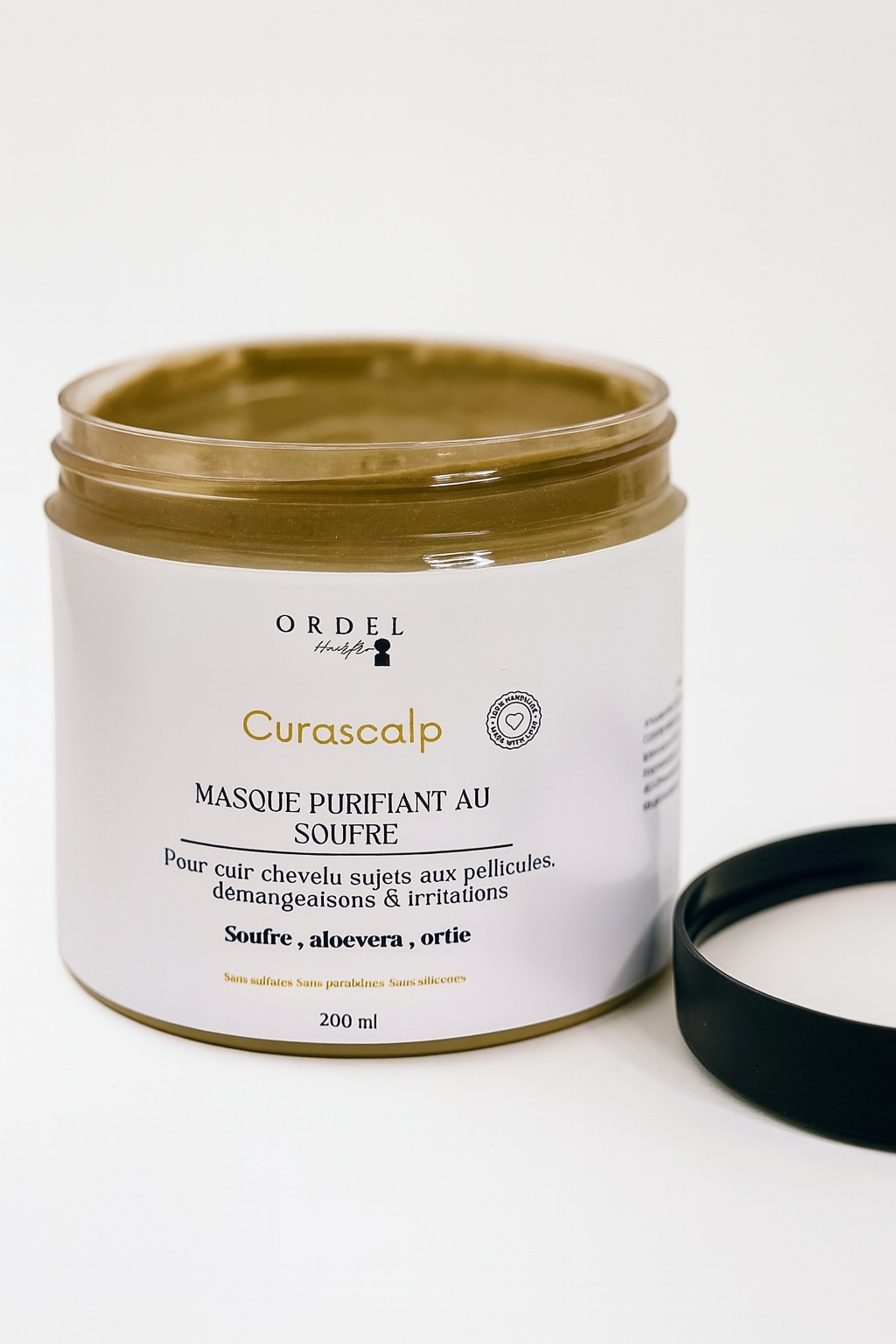 Masque purifiant au soufre – Anti-pelliculaire & apaisant | CURASCALP
