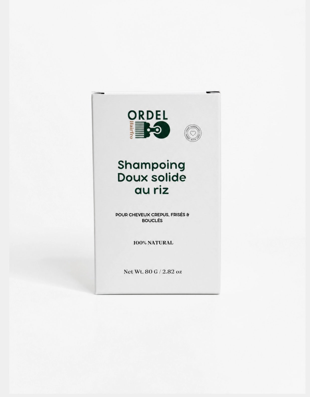 🧼 Shampoing Solide au Riz – Force, Pureté & Éco-Responsable