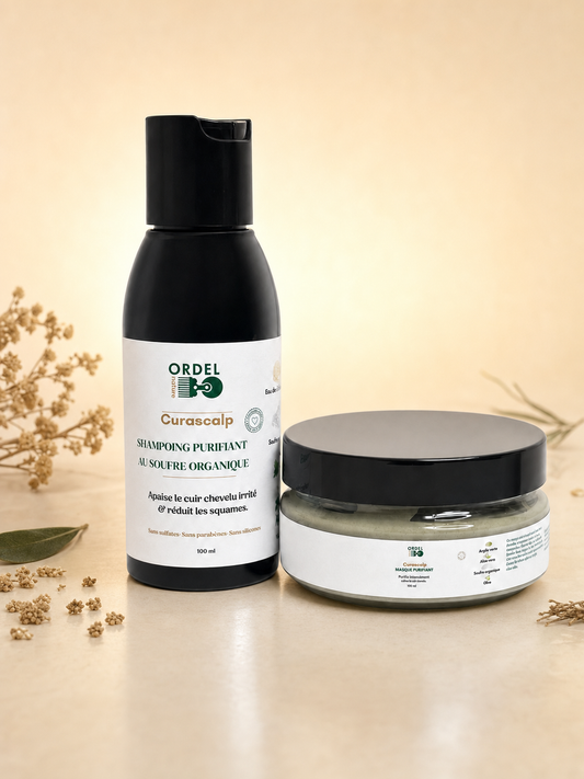 ✈️ Kit Voyage & Découverte – Rituel Complet au Riz (4 x 100ml)/ Duo Détoxiques curascalp (2 x 100 ml)