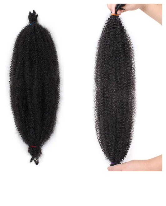 Kinky Marley twists braids spring Afro ( lot de 3)