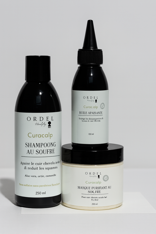 Gamme CURASCALP – Soins du Cuir Chevelu Sensible