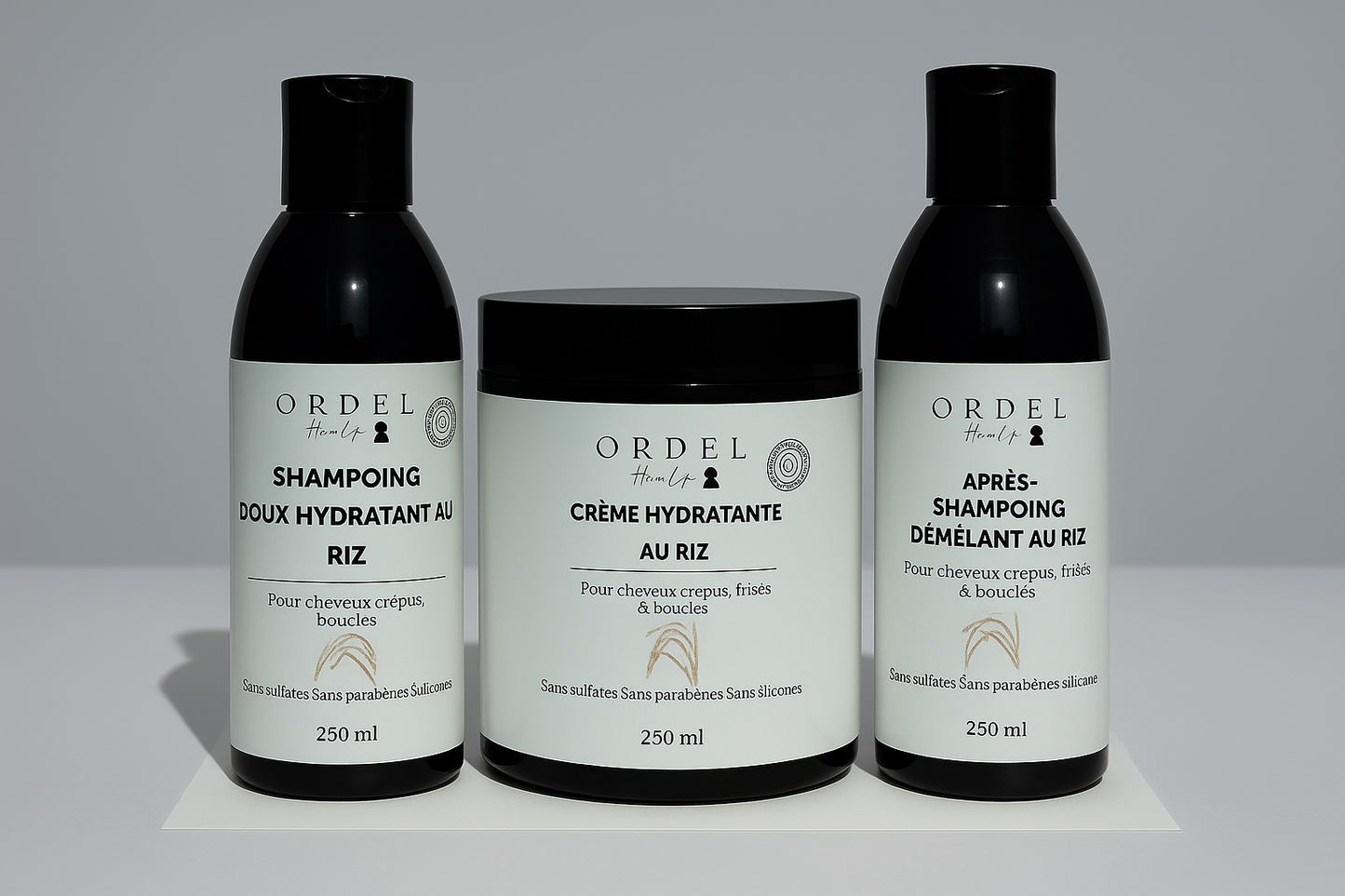 Pack Découverte Liquide au Riz | Routine capillaire hydratante ORDEL Hairfro