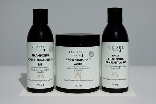 Pack Découverte Liquide au Riz | Routine capillaire hydratante ORDEL Hairfro