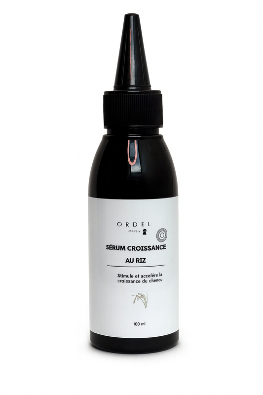 Sérum pousse cheveux au riz – Croissance & vitalité (100 ml)