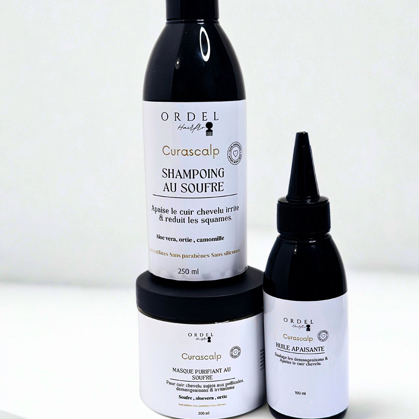 Gamme CURASCALP – Soins du Cuir Chevelu Sensible