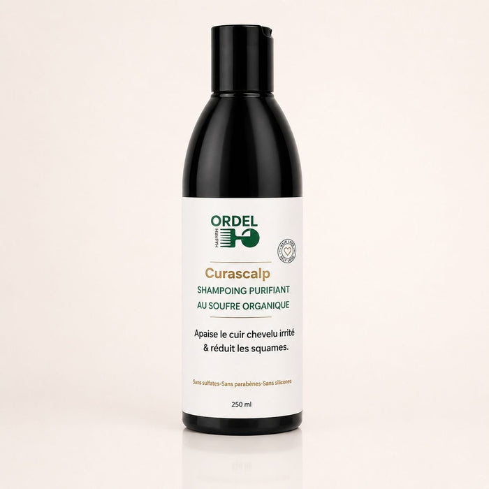 🧊 Shampoing Purifiant au Soufre organique – Équilibre & Fraicheur | CURASCALP