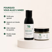 ✈️ Kit Voyage & Découverte –  Duo Détoxiques curascalp (2 x 100 ml)