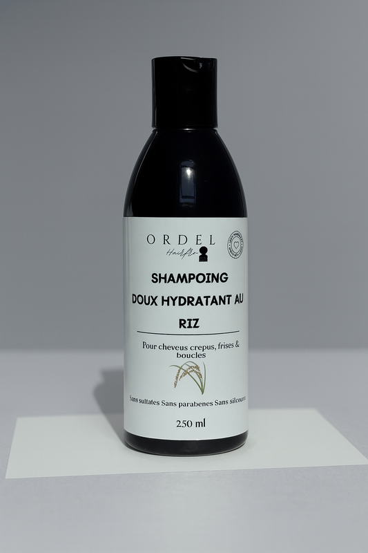 Shampoing Liquide Doux au Riz – Ordelhairfro