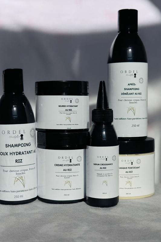 Gamme Capillaire Liquide au Riz – Ordelhairfro
