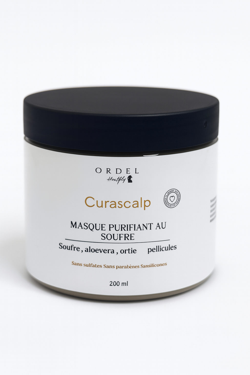 Masque purifiant au soufre – Anti-pelliculaire & apaisant | CURASCALP