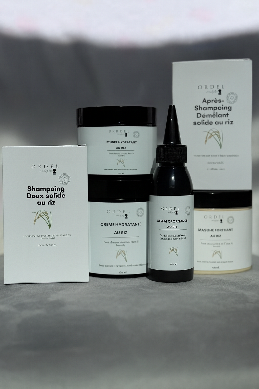 Gamme Capillaire Solide au Riz – Ordelhairfro