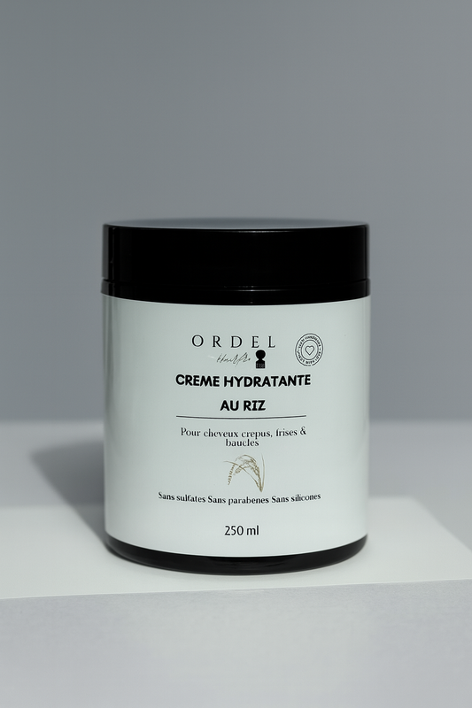Crème Capillaire Hydratante au Riz – Ordelhairfro