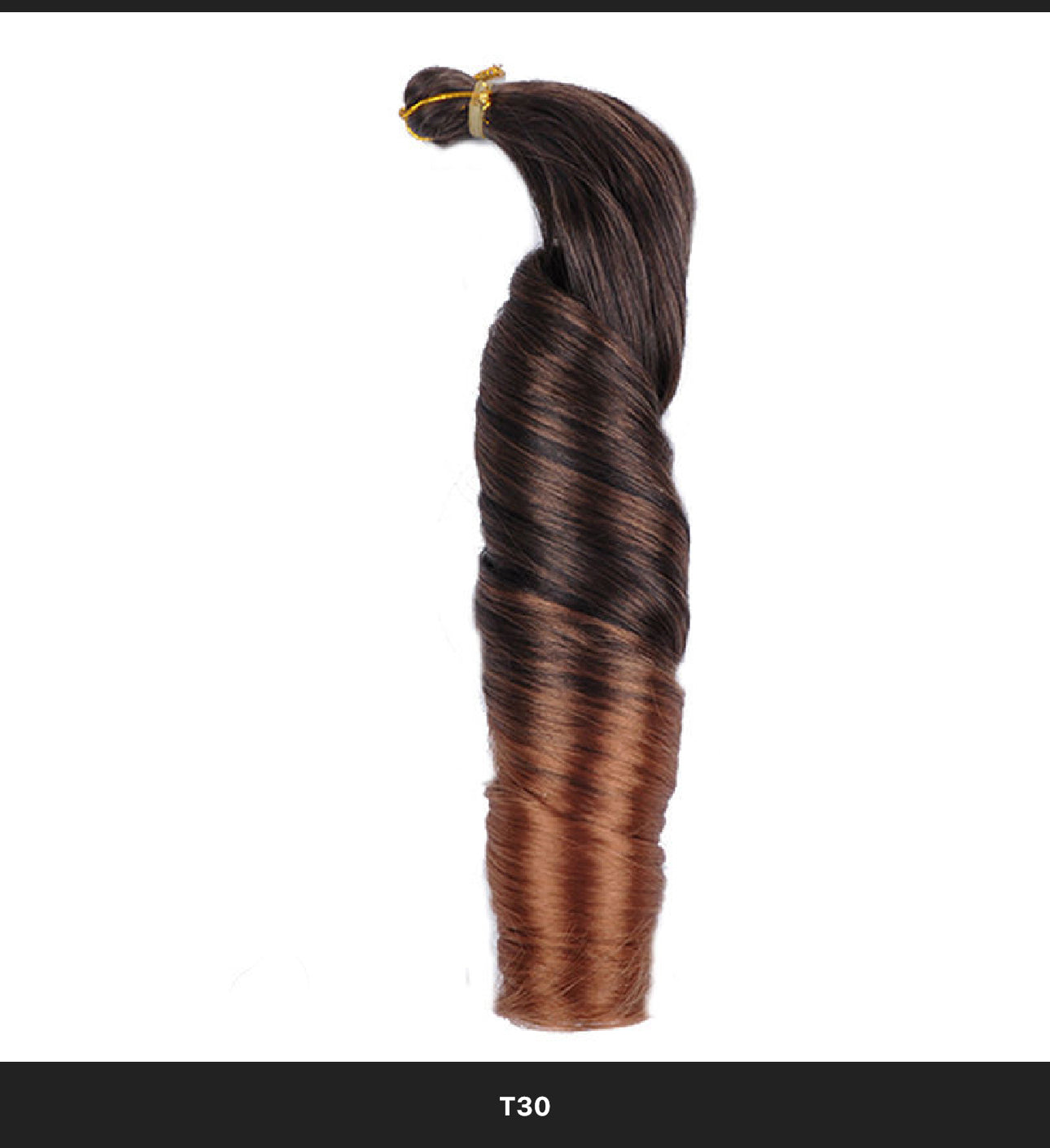 Braids French curl