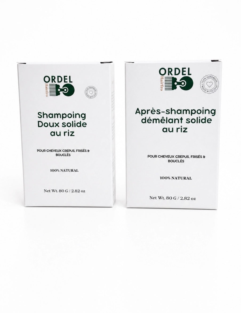 🌿 Duo Solide "Force &Nutrition" (Shampoing + Après-Shampoing )