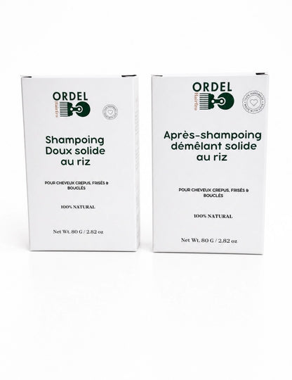 🌿 Duo Solide "Force &Nutrition" (Shampoing + Après-Shampoing )