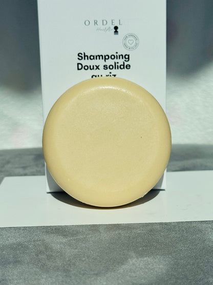 Shampoing Solide Fortifiant au Riz – Ordelhairfro
