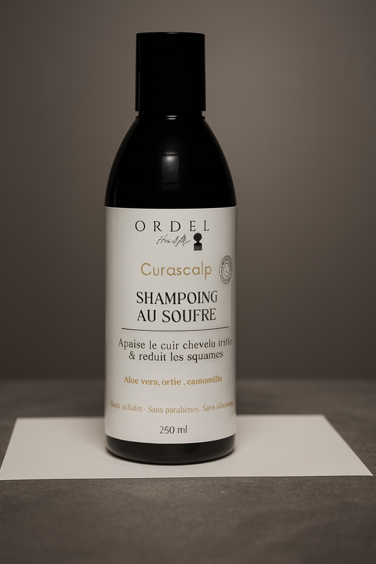 Shampoing Liquide au Soufre – CURASCALP by Ordelhairfro