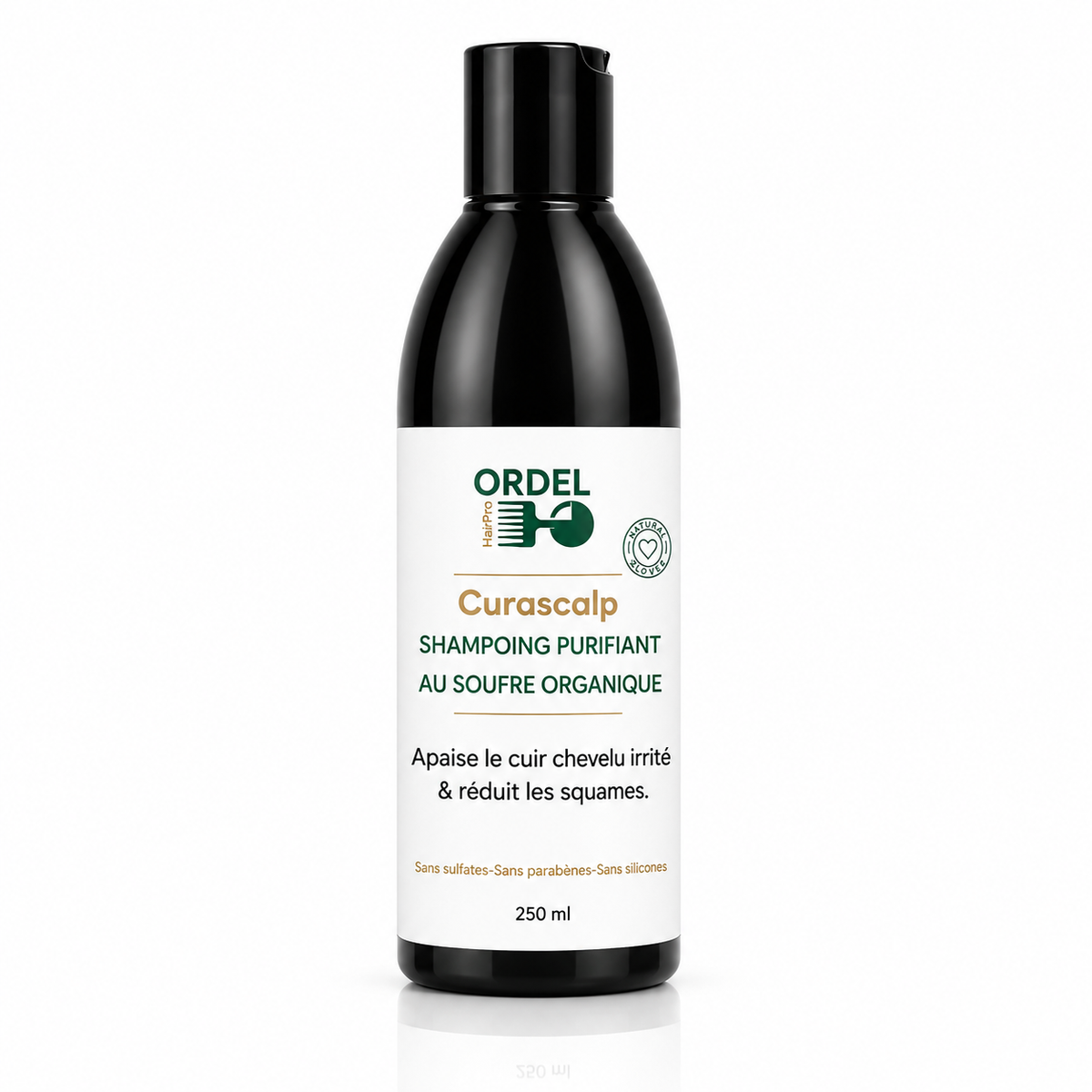 🧊 Shampoing Purifiant au Soufre organique – Équilibre & Fraicheur | CURASCALP