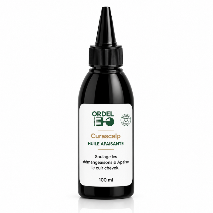 💧 Huile Apaisante & Purifiante – Soin Ciblé | CURASCALP