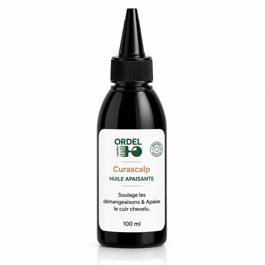 💧 Huile Apaisante & Purifiante – Soin Ciblé | CURASCALP