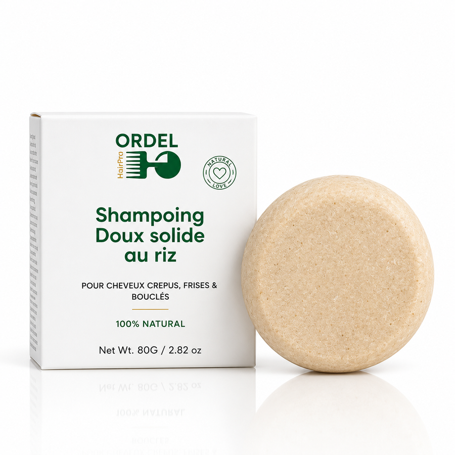 🧼 Shampoing Solide au Riz – Force, Pureté & Éco-Responsable