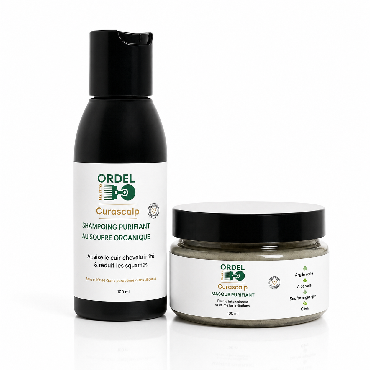 ✈️ Kit Voyage & Découverte –  Duo Détoxiques curascalp (2 x 100 ml)