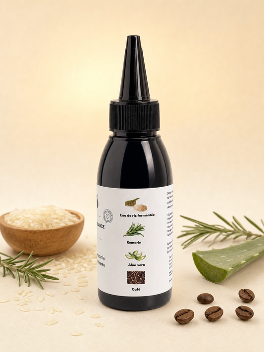 🚀 Sérum Capillaire Stimulant au Riz & Romarin
