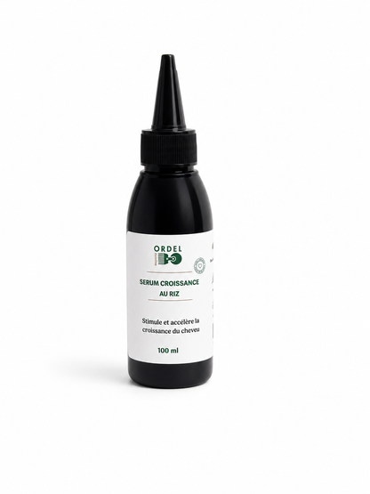🚀 Sérum Capillaire Stimulant au Riz & Romarin