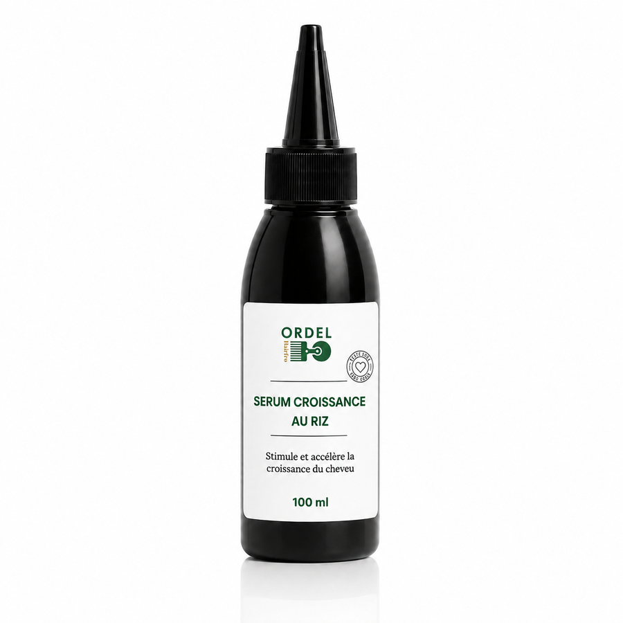 🚀 Sérum Capillaire Stimulant au Riz & Romarin