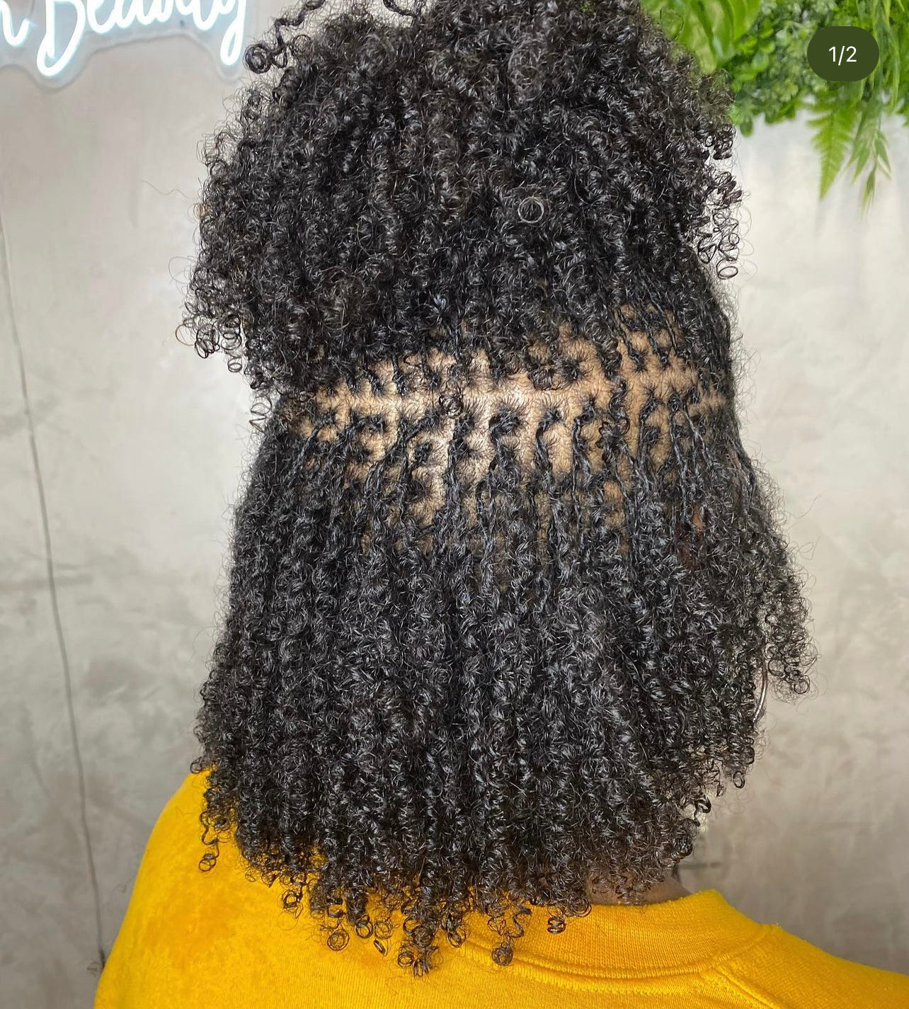 Cheveux Afro kinky