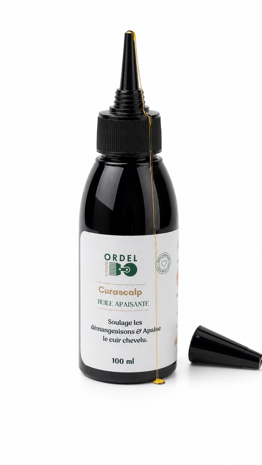 💧 Huile Apaisante & Purifiante – Soin Ciblé | CURASCALP