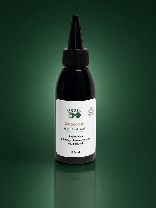 💧 Huile Apaisante & Purifiante – Soin Ciblé | CURASCALP