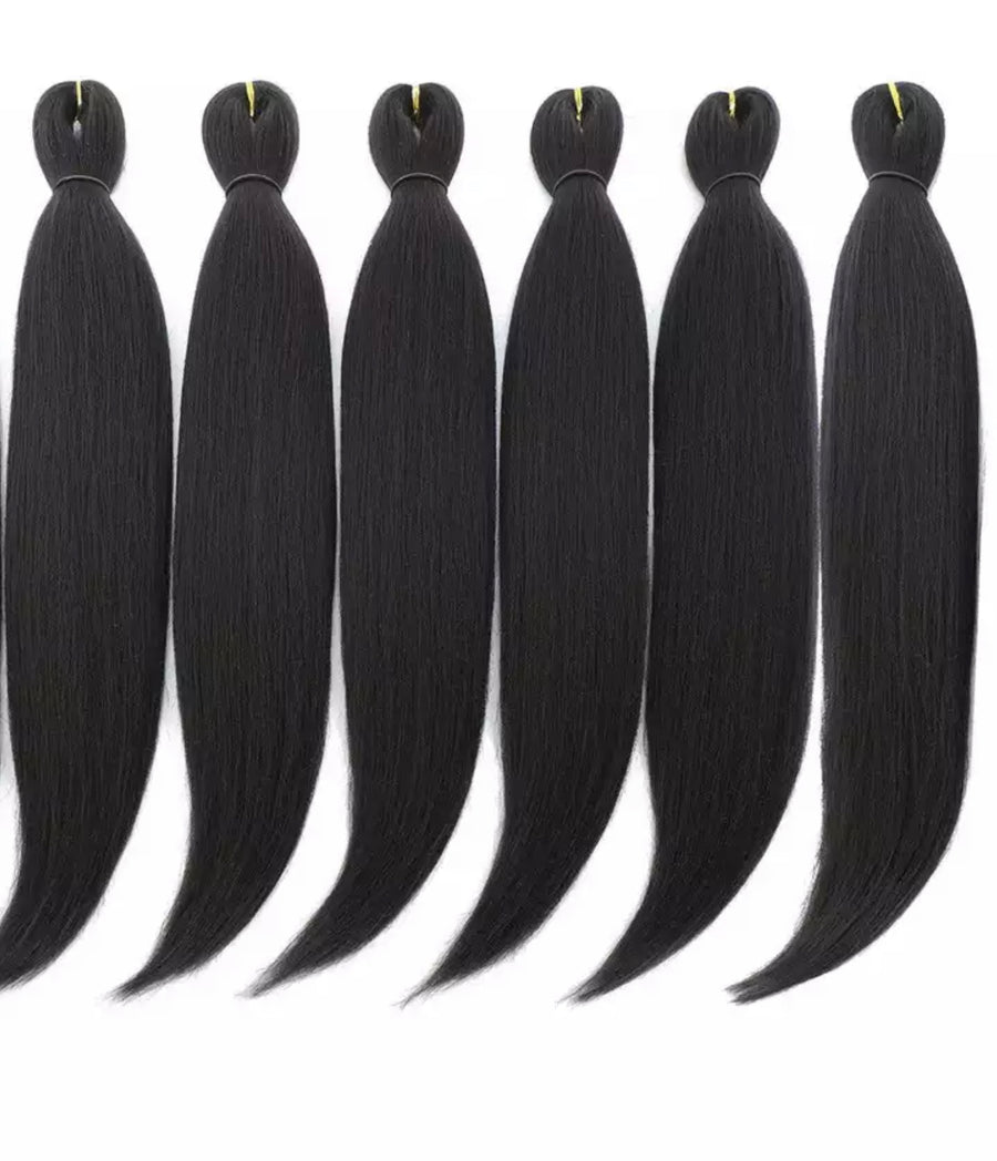Mèches pour braids pré-étirées facile à coiffer