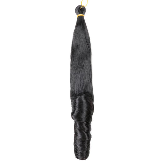 Extensions cheveux pour braids ondulées en spirale